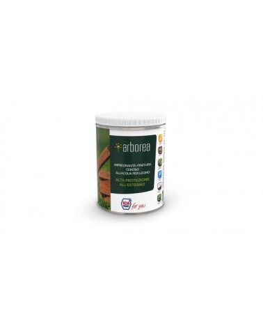 IMPREGNANTE-FINITURA CEROSO ALL’ACQUA PER LEGNO COLORE BIANCO IMB00 750ML ARBOREA ICA