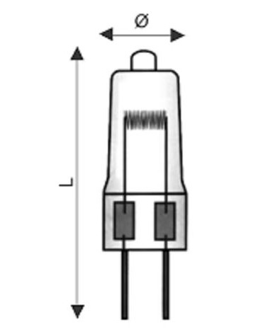 LAMPADA BISPINA WIMEX UV-S BISP. G4 24V 20W