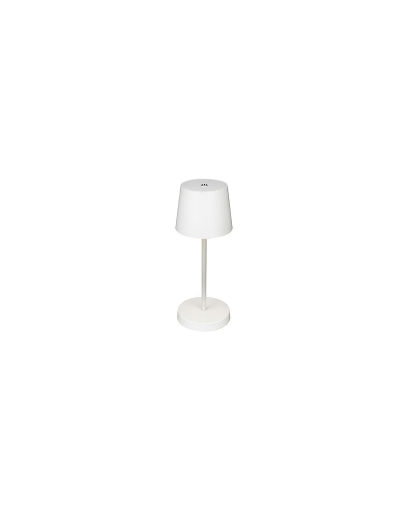 LAMPADA DA TAVOLO LED COLORE BIANCO CON BATTERIA RICARICABILE 2,6W 150LUMEN