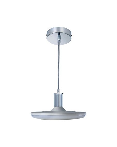 LAMPADARIO LED 30W CROMO 2400LUMEN LUCE 3000K E27