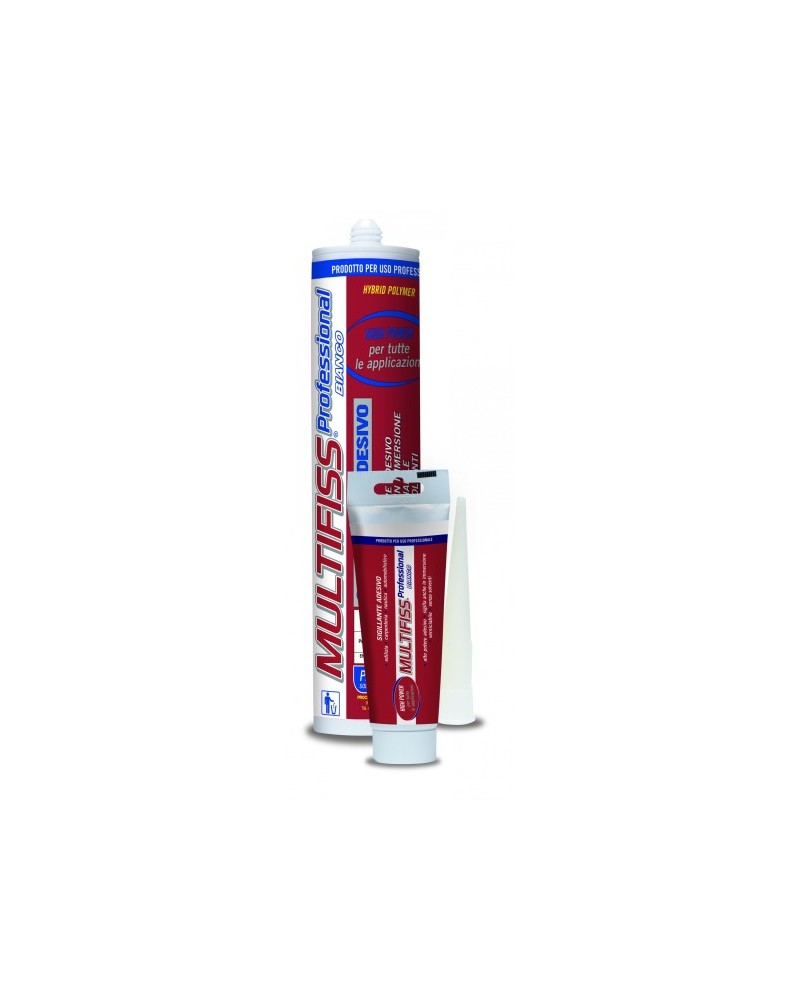 MULTIFISS PROFESSIONAL BIANCO (RAL 9010) 290ML Adesivo-sigillante a reticolazione di polimeri ibridi.