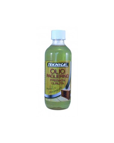 OLIO PAGLIERINO DI PREGIATA QUALITA\' PER MOBILI E PAVIMENTI 250ML ART. TK05-0670 TEKNICA