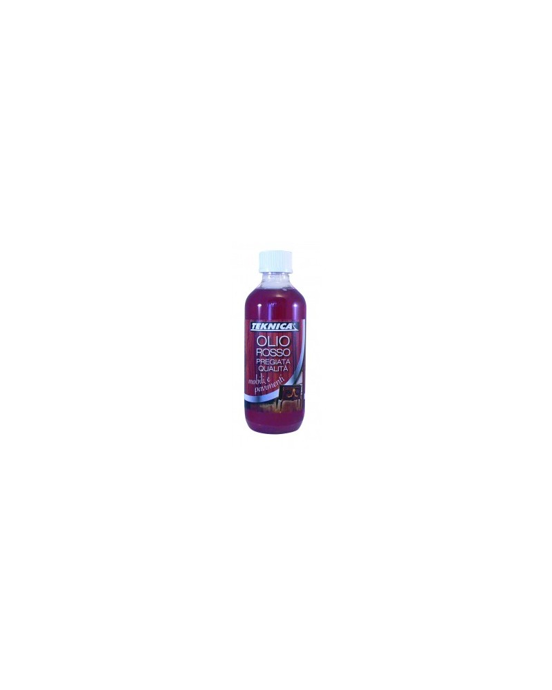 OLIO ROSSO DI PREGIATA QUALITA\' PER MOBILI E PAVIMENTI 200ML