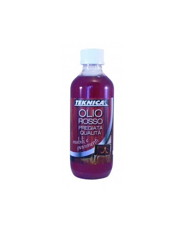 OLIO ROSSO DI PREGIATA QUALITA\' PER MOBILI E PAVIMENTI 200ML