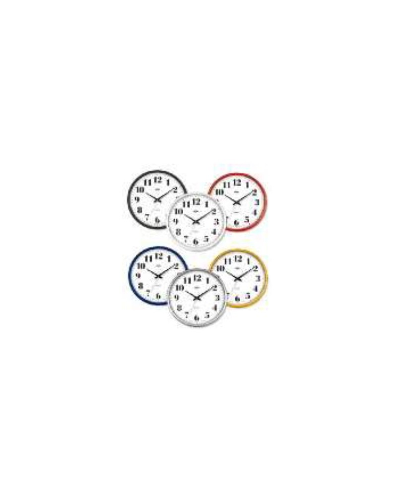 OROLOGIO DA PARETE TONDO ABS D. CM26 COLORI ASSORTITI