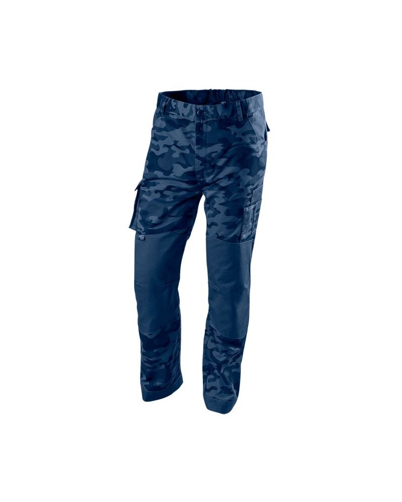 Pantaloni da lavoro CAMO Navy NEO TAGLIA S(48). Materiali cotone 60%, 37% poliestere, 3% spandex. 255g/m2.