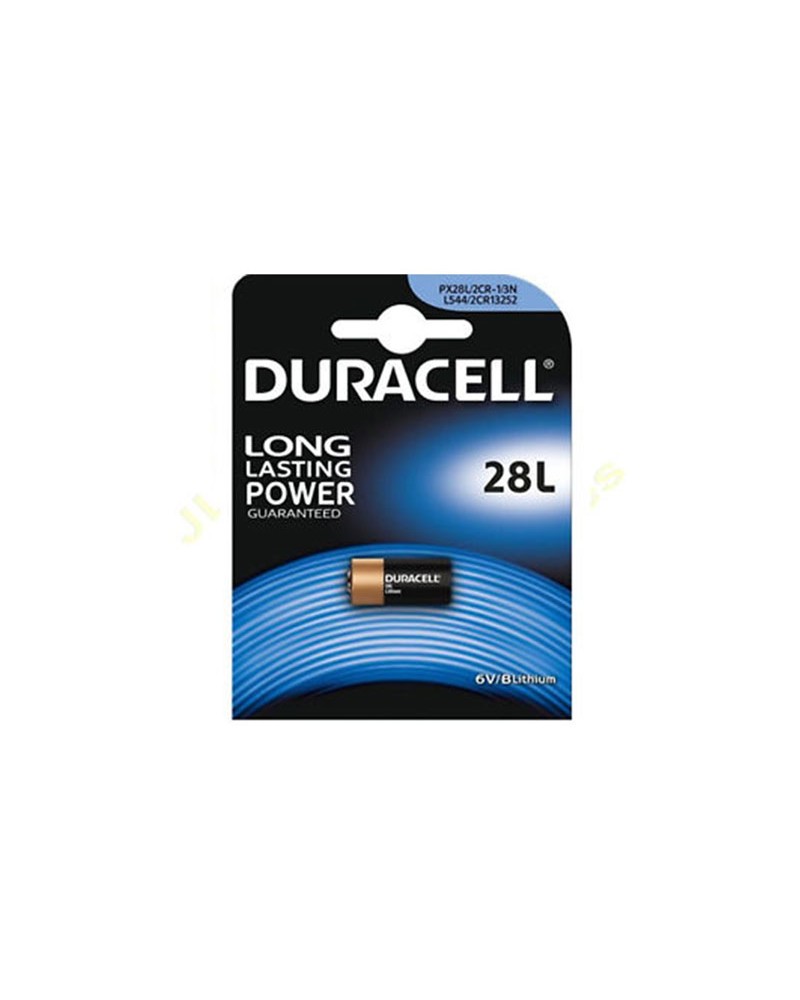 Pila Duracell al litio per foto 28L DU45. Confezione da un pezzo.