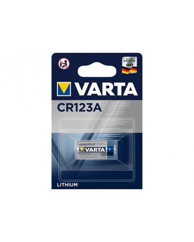 Pila Professional Lithium Varta per fotocamere. Tipo CR123A. 3,0 volt.