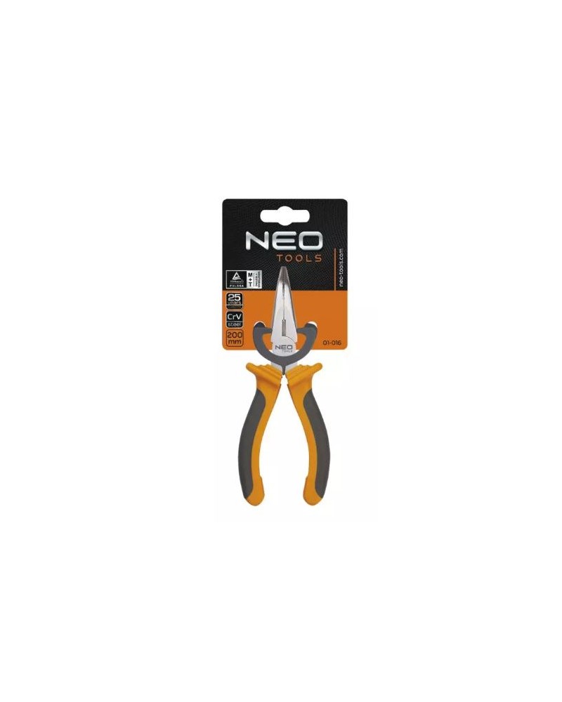 PINZA A BECCO CURVO 200mm DIN5746 ART. 01-016 NEO TOOLS