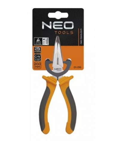 PINZA A BECCO CURVO 200mm DIN5746 ART. 01-016 NEO TOOLS