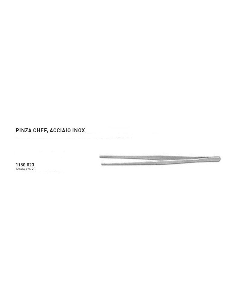 PINZA CHEF ACCIAIO INOX CM.23 AMBROGIO SANELLI COD.1150.023