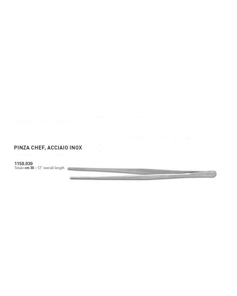 PINZA CHEF IN ACCIAIO INOX CM30 art..1150.030