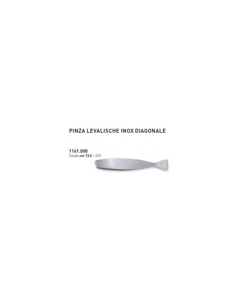 PINZA LEVALISCHE INOX TAGLIO DIAGONALE AMBROGIO SANELLI COD.1161.000