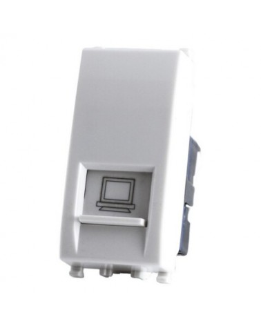 PRESA LAN RJ45 CAT.5E 8PIN PLANA