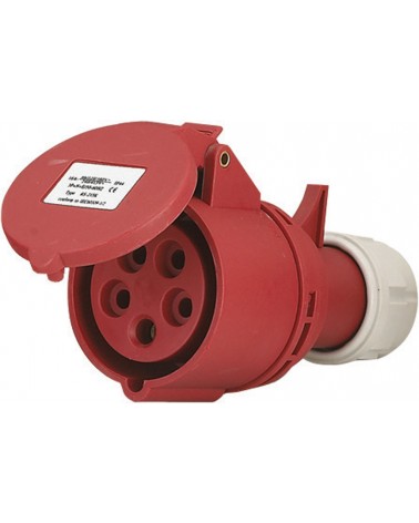 Presa mobile industriale MAURER PLUS - 3P+N+T - 400V - 16A - IP44 - colore rosso