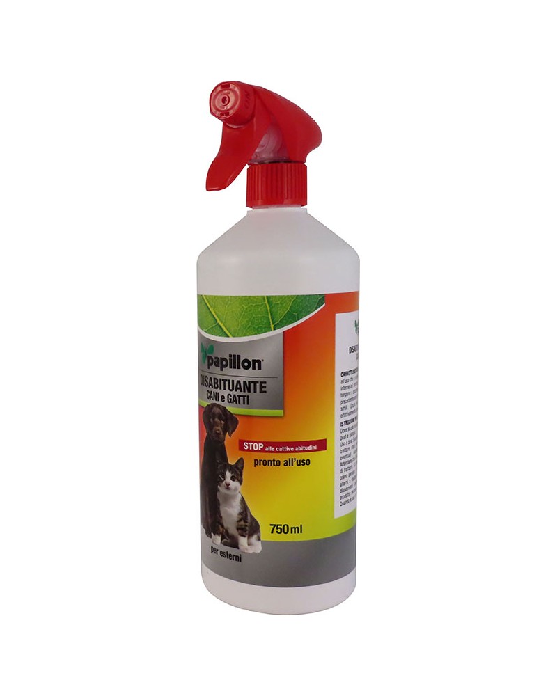 REPELLENTE DISABITUANTE X CANI/GATTI PER ESTERNI ML.750