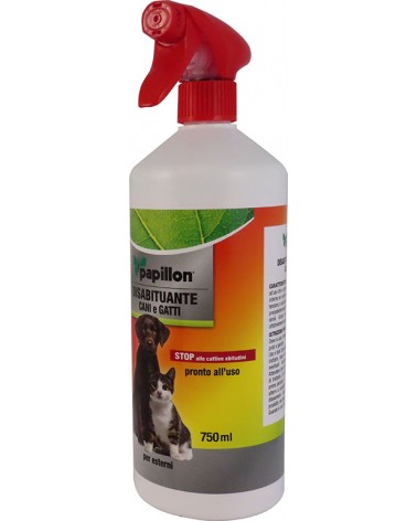 REPELLENTE DISABITUANTE X CANI/GATTI PER ESTERNI ML.750