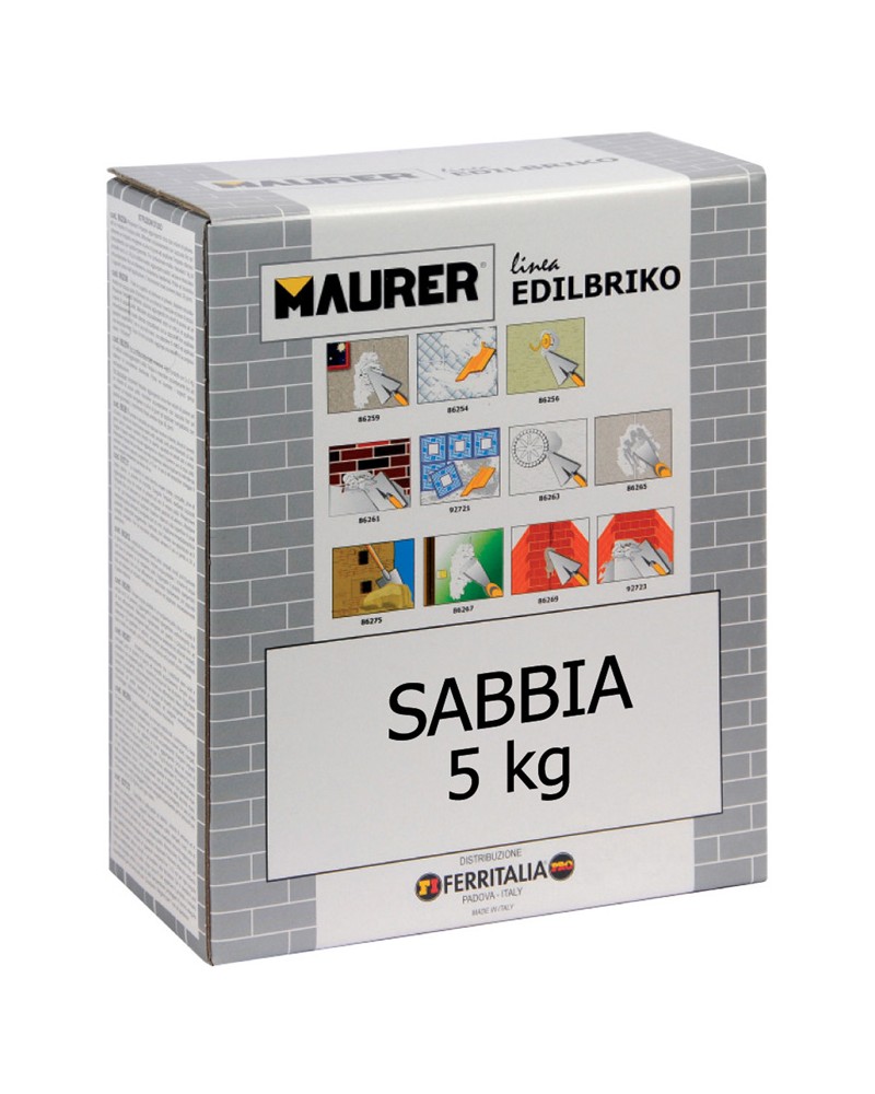 SABBIA CONFEZIONE DA 5KG EDILBRIKO MAURER