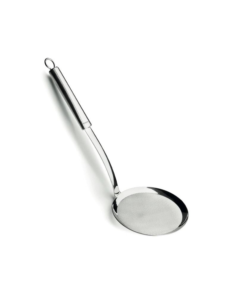 SCHIUMAROLA CON RETE FITTA IN ACCIAIO INOX ART. 2451