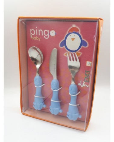 SET 3PZ POSATE BIMBO AZZURRO  PINGO