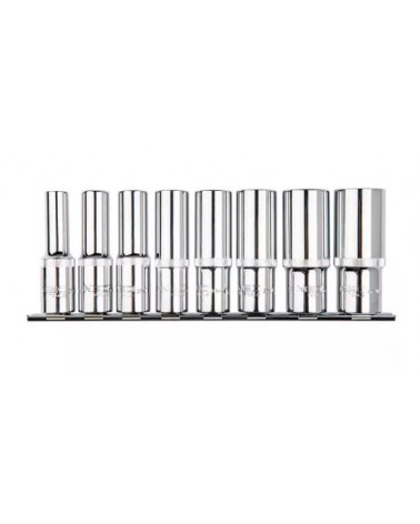 SET DI 8 BUSSOLE INSERTI SPLINE 1/2, lunghe, set di 8 pz. ART. 08-650 NEO