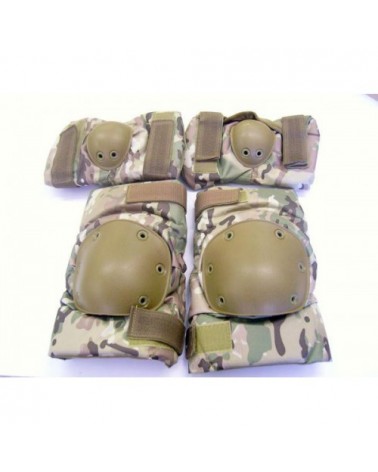 SET GINOCCHIERE+GOMITIERE MULTICAM