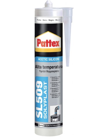 Sigillante siliconico acetico ROSSO PATTEX SL 509 ALTE TEMPERATURE