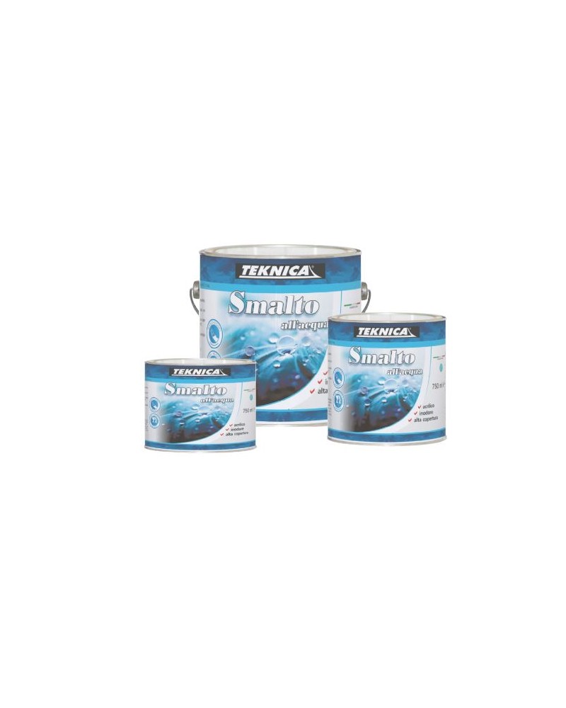 SMALTO ALL\'ACQUA TEKNICA OPACO BIANCO 2,5LT HACCP/A ART. 17-4305