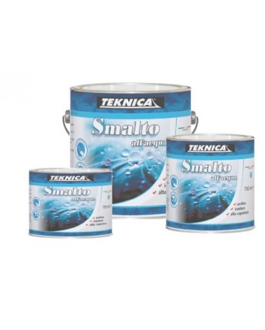 SMALTO ALL\'ACQUA TEKNICA OPACO BIANCO 2,5LT HACCP/A ART. 17-4305