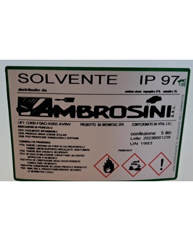 SOLVENTE IP97 TANICA DA  LT 5 ISOPROPILICO