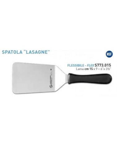 SPATOLA LASAGNA FLESSIBILE SUPRA CM.15X9 AMBROGIO SANELLI COD.5773.015