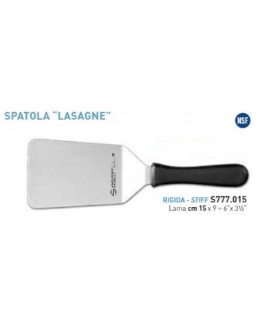 SPATOLA LASAGNA RIGIDA SUPRA CM.15X9 AMBROGIO SANELLI COD.S777.015