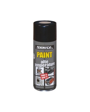 SPRAY ALTA TEMPERATURA 800° ALLUMINIO OPACO  400ML TEKNICA  ART. 17-0901