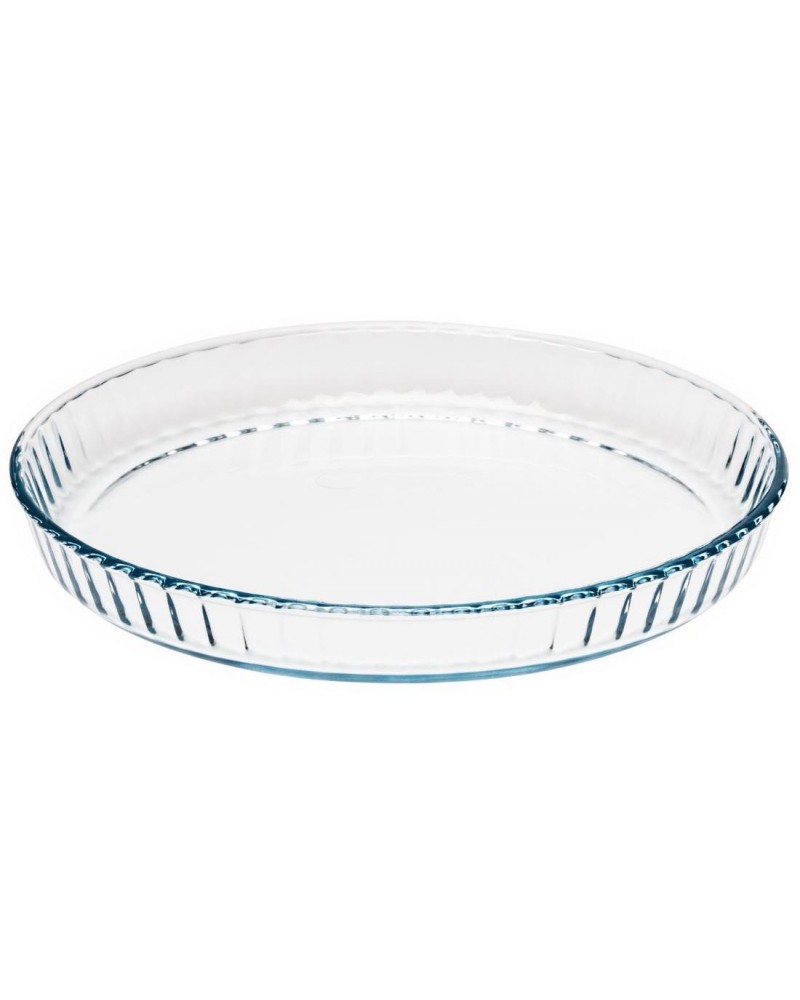 STAMPO CROSTATA PYREX DIAM.28CM, 1,6LT, per 4/5 PERSONE. Stampo tondo per crostate, resistente agli shock termici. Utilizzabile 