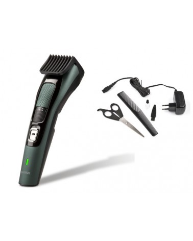 TAGLIABARBA E CAPELLI SFUMÈTaglia barba e capelli ricaricabile. Funzionamento a rete e cordless. Regolazione del taglio da 1 a 2