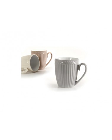 Tazza mug in ceramica ml.340 colori assortiti.