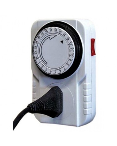 TIMER MECCANICO GIORNALIERO SPINE/PRESA 16A TEMPORIZZATO