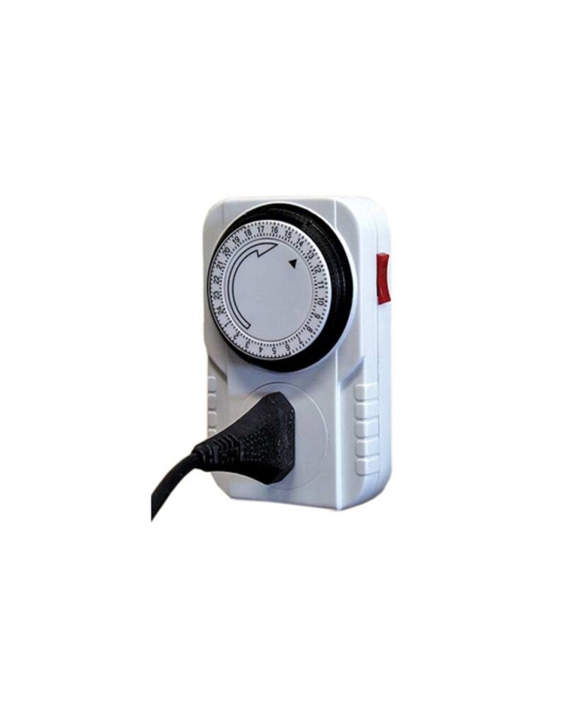 TIMER MECCANICO GIORNALIERO SPINE/PRESA 16A TEMPORIZZATO