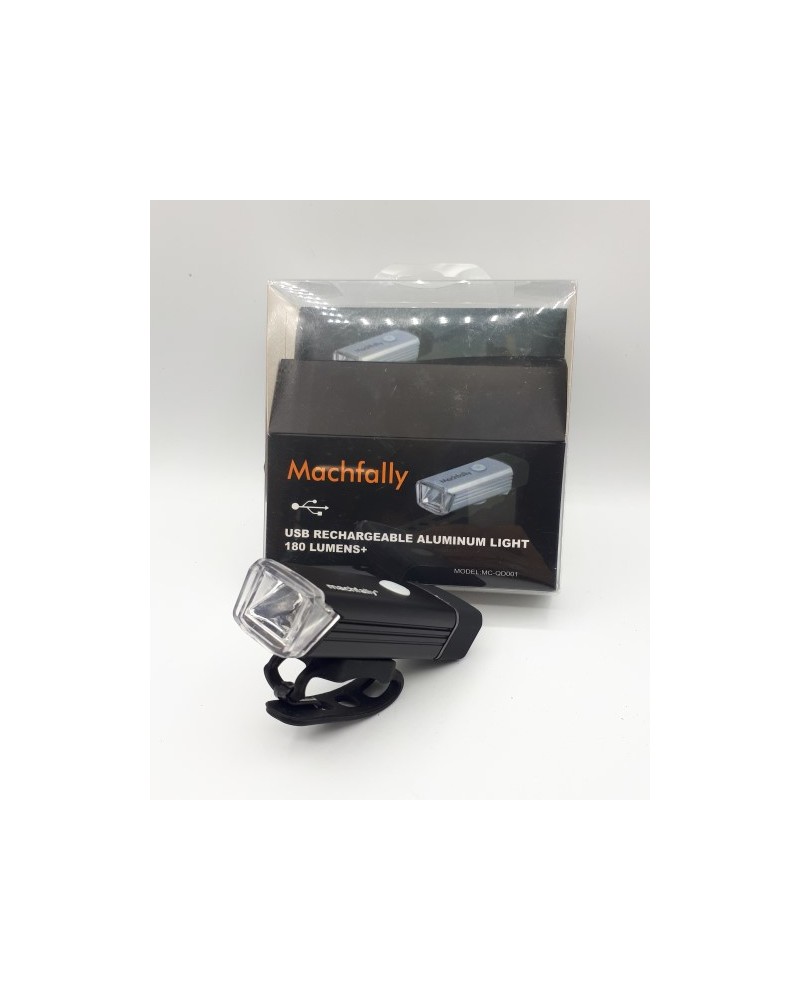 TORCIA BICI MACHFALLY USB RICARICABILE 180LUMEN