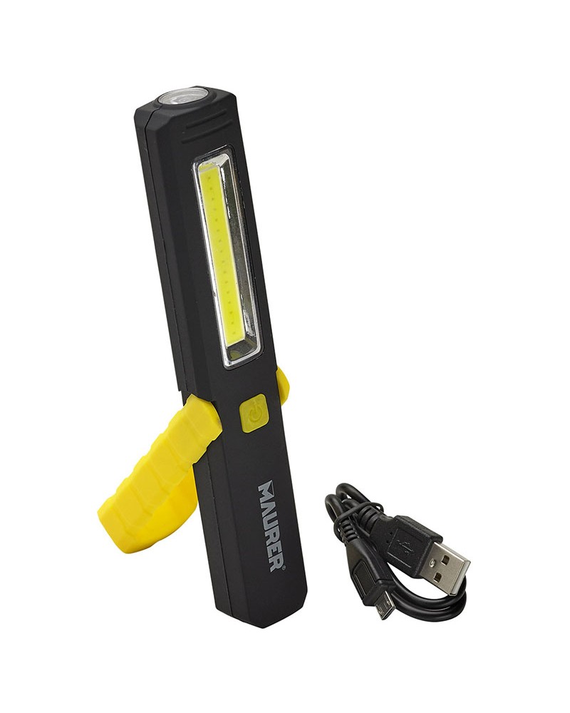 TORCIA LED PIEGHEVOLE CON CALAMITA RICARICABILE USB