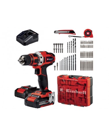 Trapano a batteria PXC 18V/2,0Ah. Incluso caricabatteria (x1)+ batteria 18V/2,0Ah (x2). EINHELL 4513934