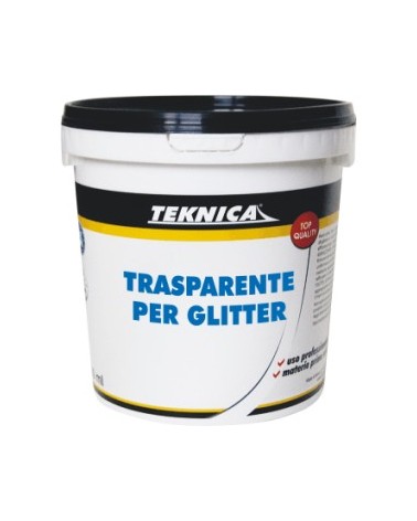 TRASPARENTE GEL PER GLITTER ML750. Protettivo trasparente opaco. ART. TK18-0100