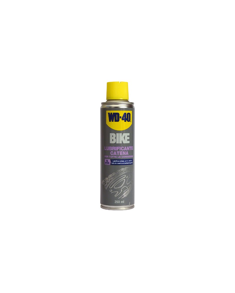 WD-40 lubrificante catena 250ML per tutte le condizioni al PTFE. Questa formula al ptfe fornisce un\'eccellente lubrificazione s