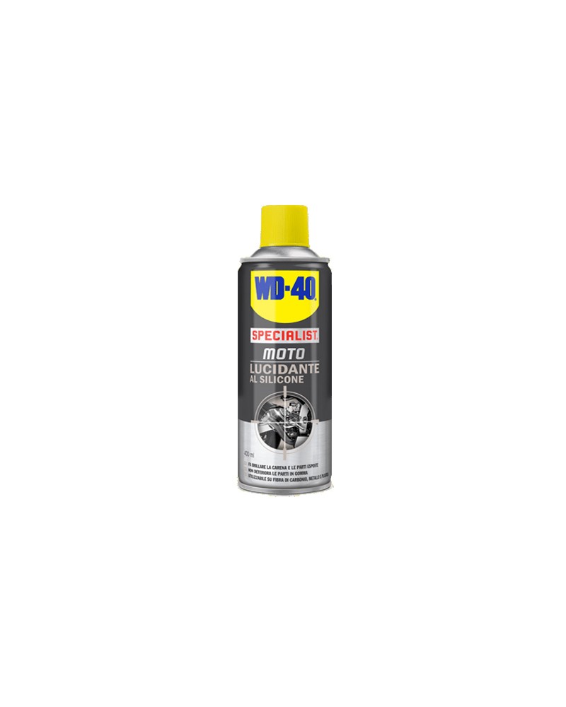 WD-40 MOTO lucidante al silicone 400ML, dona una brillantezza perfetta, facile da usare senza lucidatura, impedisce alle parti i