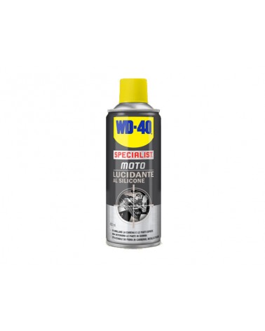 WD-40 MOTO lucidante al silicone 400ML, dona una brillantezza perfetta, facile da usare senza lucidatura, impedisce alle parti i