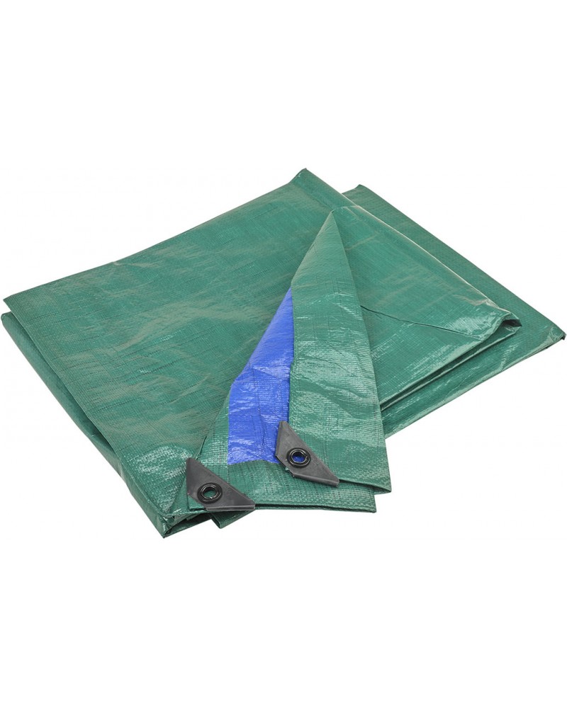 TELO OCCHIELLATO RINFORZATO VERDE/BLU G/MQ110 MT2X2