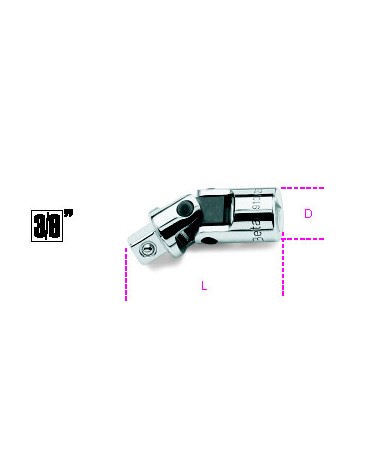 910/25 SNODI ATT QUADR 3/8