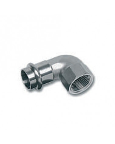 GOMITO INOX 90? FF1/2 x 18