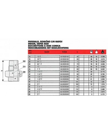 341 BOCC CON ZINC MF 1/4  