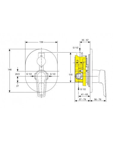 BIDET  TERRA UNIV.I.LIFE B